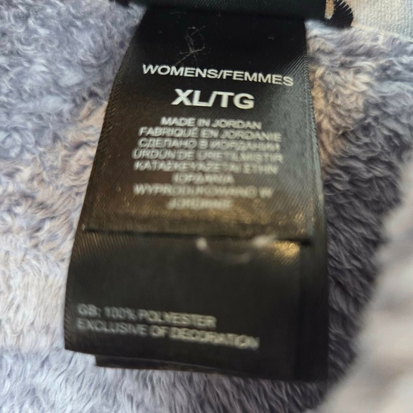 The North Face Womens Fleece Jacket Gray Zip Up Cozy Warm Outerwear Size XL - Picture 7 of 12